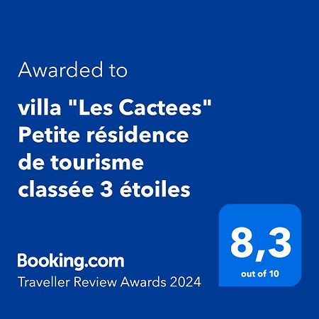 Villa "Les Cactees" Petite Residence De Tourisme Classee 3 Etoiles Antibes Luaran gambar